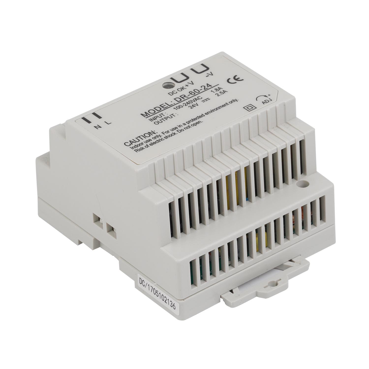 DR-30-48 Din Rail Type Power Supply 48V 0.625A 30W