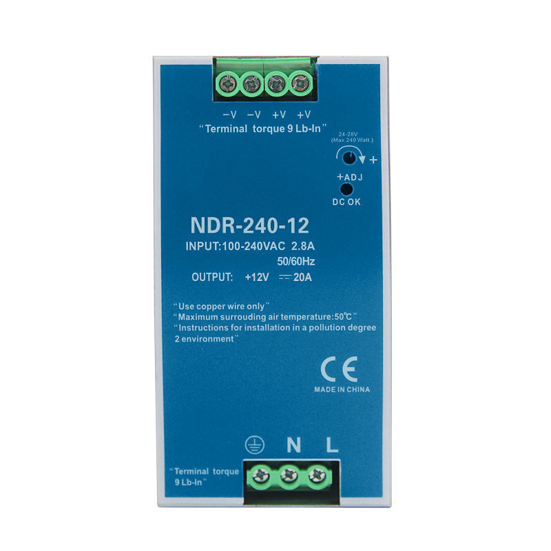 Din Rail PSU 24V 10A 240W Power Supply NDR-240-24