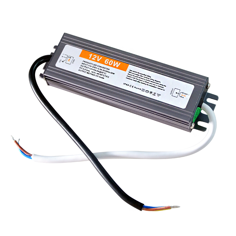 DC 30V 2A 60W IP67 Waterproof Power Supply for lighting project