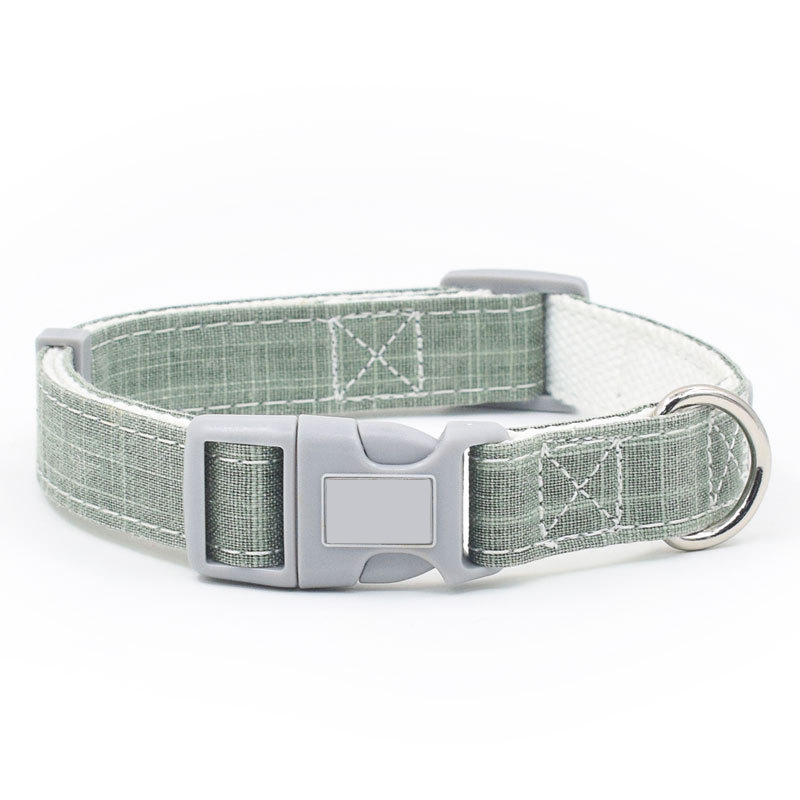 Adjustable Natural Material <a href='/dog-collar/'>Dog Collar</a> Natural Fiber