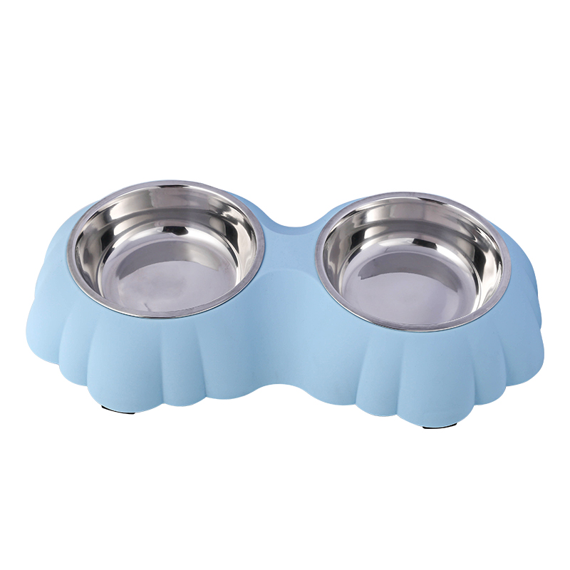 Lovely Flower Stainless Steel Dog <a href='/pet-bowl/'>Pet Bowl</a>s 