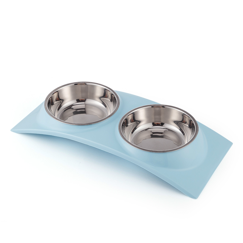 Wholesale High Quality 2 in 1 Dog Bowls Double <a href='/pet-bowl/'>Pet Bowl</a>s