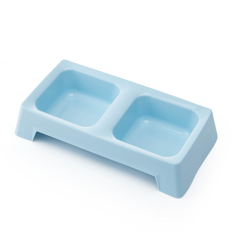 Durable Pet Plastic Double Bowl, Dog Bowl, <a href='/cat-feeder/'>Cat Feeder</a>