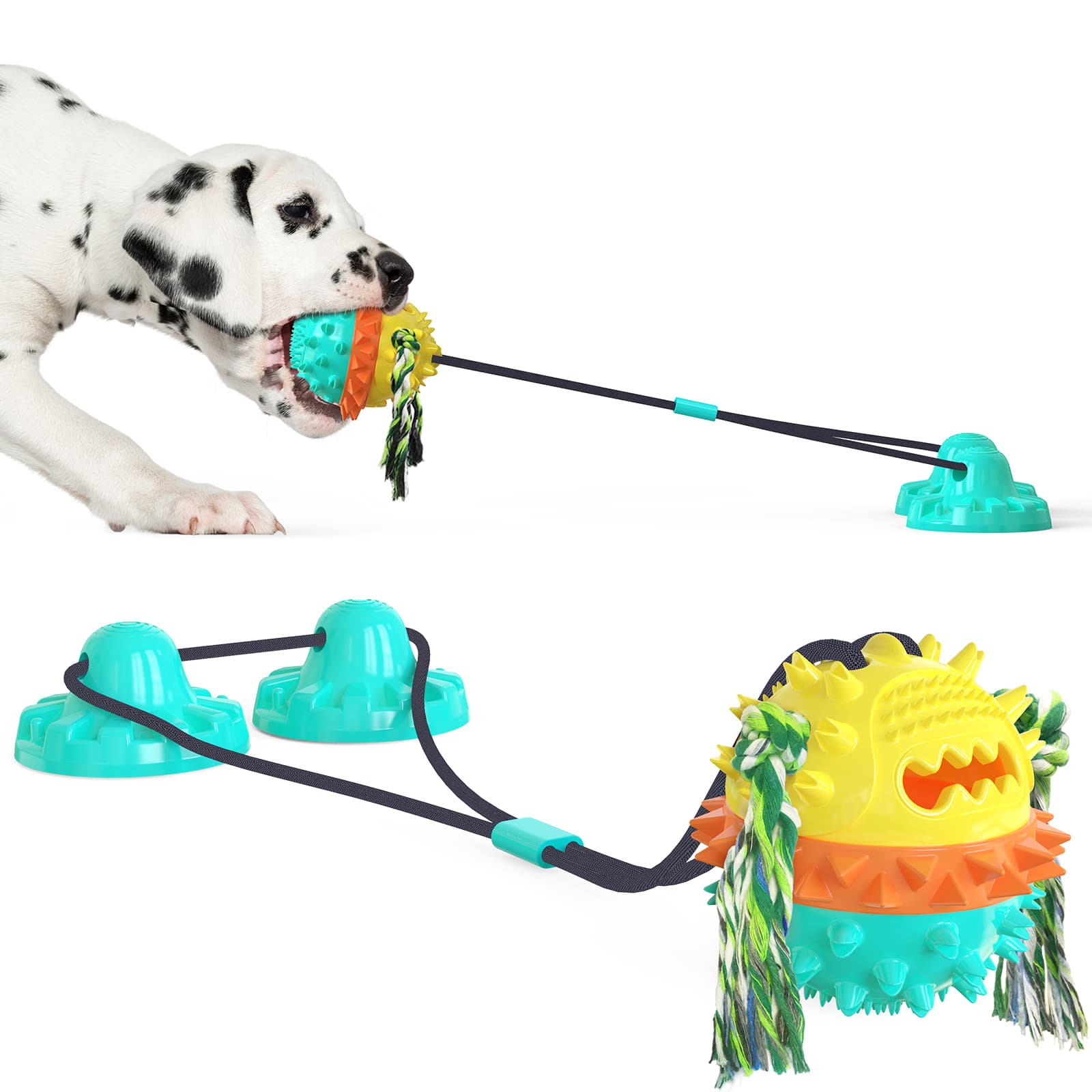 Pet chew puzzle suction cup toys