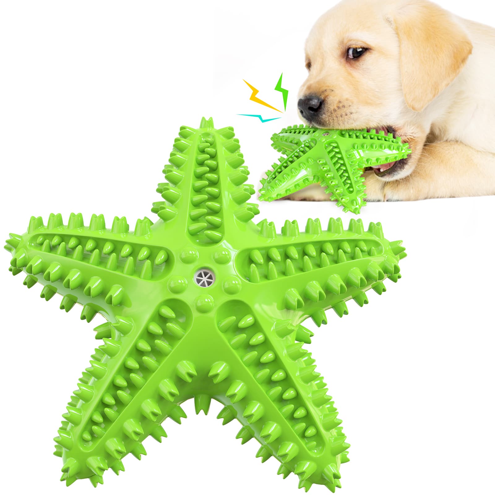 Starfish style Dog <a href='/chew-toy/'>Chew Toy</a> Squeaky