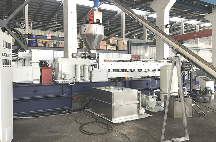 PET Bottle Flakes Pelletizing Line