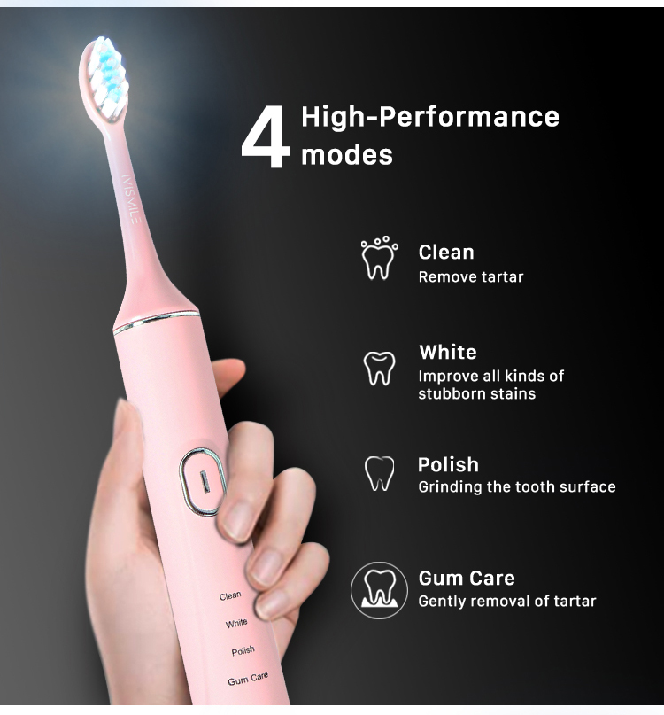 China Manufacturer OEM ODM High Quality Electric LED Toothbrush For Home