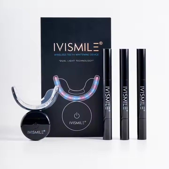 IVISMILE China Results Top Whitening Kits Teeth Uv Whitening Kit_China Dissolving Teeth Whitening Strips For Teeth 28pcs_ODM Teeth Whitening Mould Kit