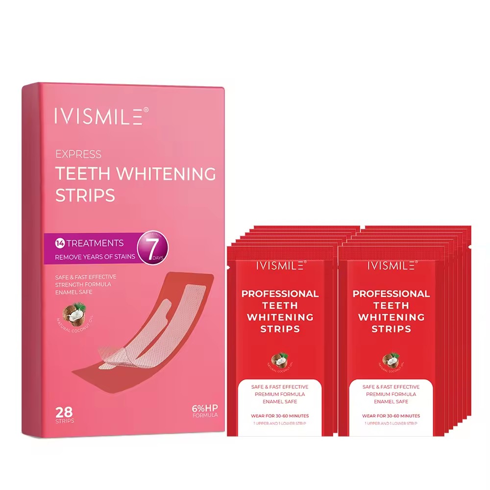 IVISMILE PAP+ Charcoal Teeth Whitening Strips Dental Kit Oral Hygiene Care <a href='/bleach-tooth-strips/'>Bleach Tooth Strips</a> For Sensitive Teeth
