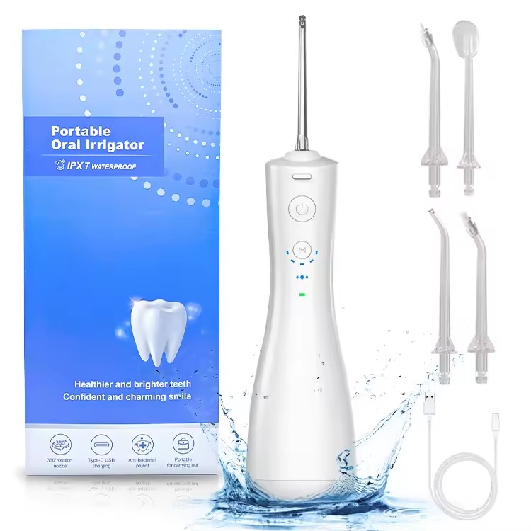 Irrigator Tooth Cleaner Water Flosser Teeth Professional Oral Care IPX 7 Waterproof Home Use Set for Tooth Cleaner