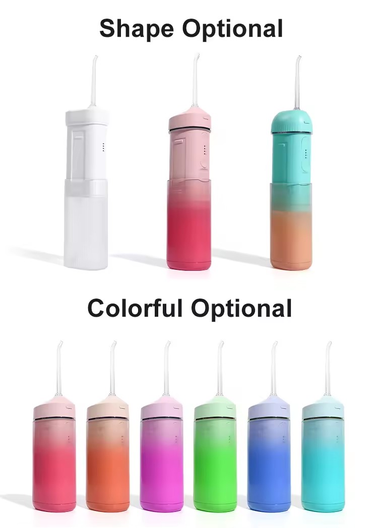 Small Water Flosser Private Label Custom Oral Desktop Family Professional IPX 7 Waterproof Home Use Set for Tooth Cleaner