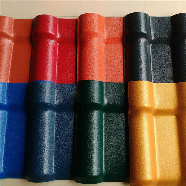 Spanish ASA Pvc Synthetic Resin Roof Tiles