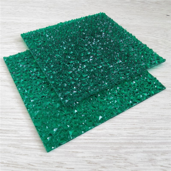 embosse polycarbonate sheet anti scratch plastic