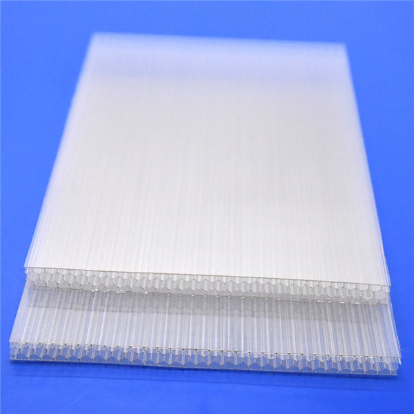 8mm honeycomb hollow polycarbonate polycarbonate pc sun panel