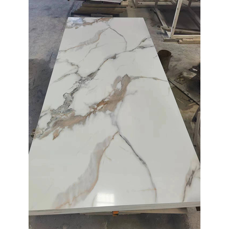 Coated Glossy Surface PVC <a href='/marble-sheet/'>Marble Sheet</a>s For Wall