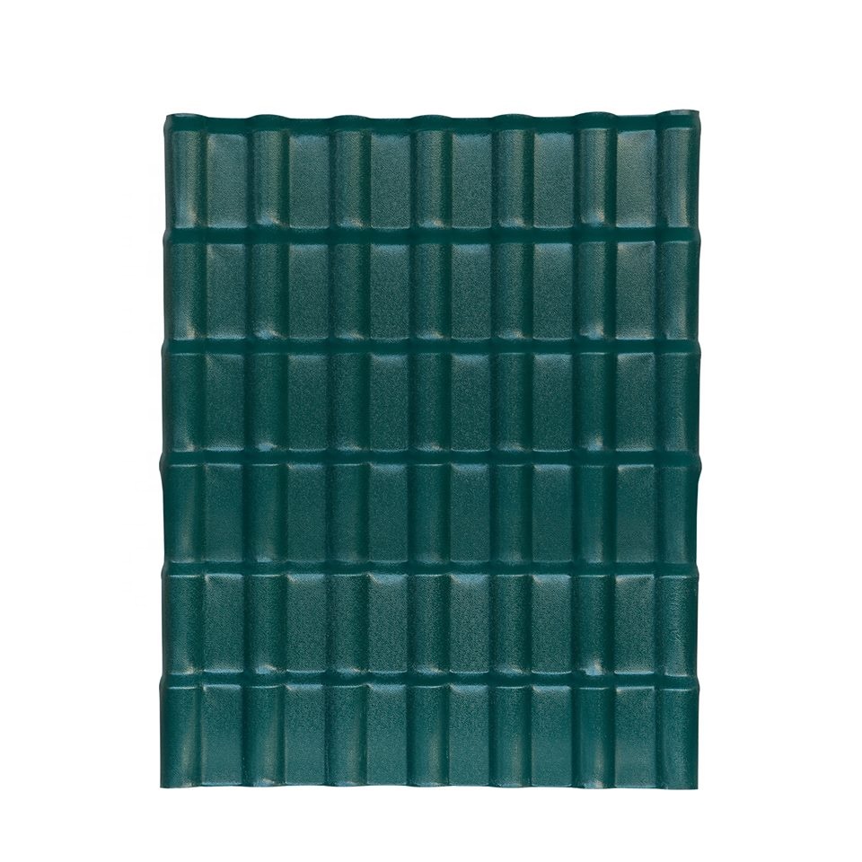 Spanish tile PVC 4 layers white background <a href='/china-resin-roof-tile/'>China Resin Roof Tile</a>