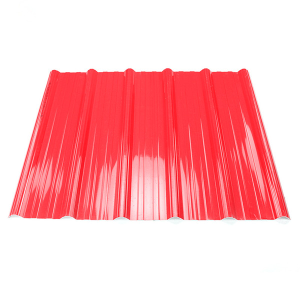 anti-corosion trapezoid pvc plastic roofing sheet