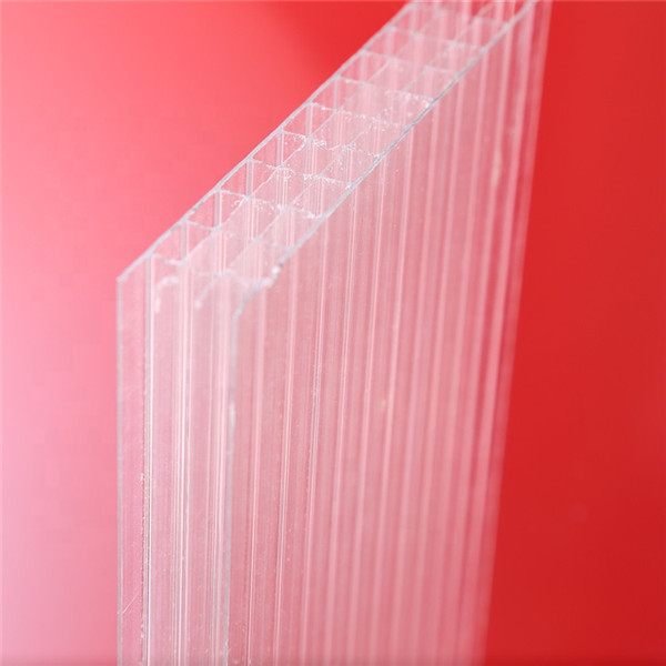 Lexan 10 year warranty uv coated polycarbonate pc hollow sheet