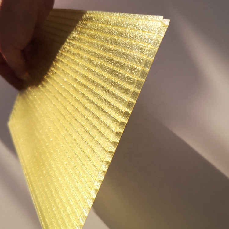 Light Weight Twinwall Crystal Colorful <a href='/hollow-polycarbonate-sheet/'>Hollow Polycarbonate Sheet</a>