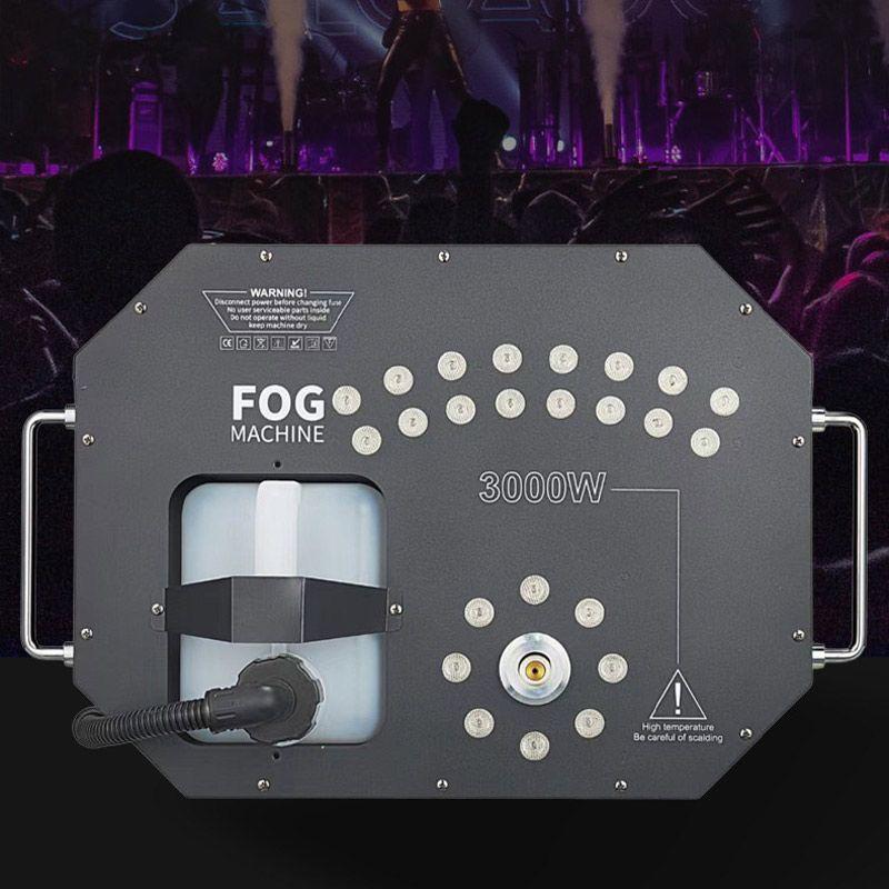 Topflashstar 3000W Spray <a href='/smoke-machine/'>Smoke Machine</a> Vertical <a href='/fog-machine/'>Fog Machine</a> with 24 Colorful LED Lights Effect Quickly Stop Effect Machine For Halloween Wedding Disco Club Christmas Party DJ Performance