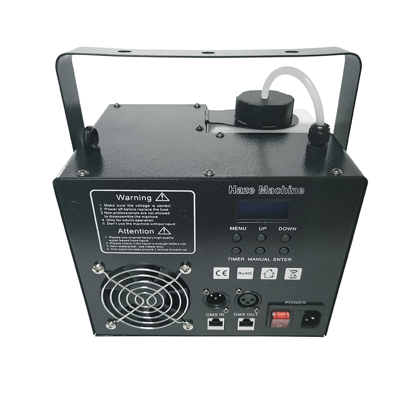 New DMX512 Water Based 500W Haze Machine With LED <a href='/fog-machine/'>Fog Machine</a> LCD Screen Hazer Machine With Remote Control