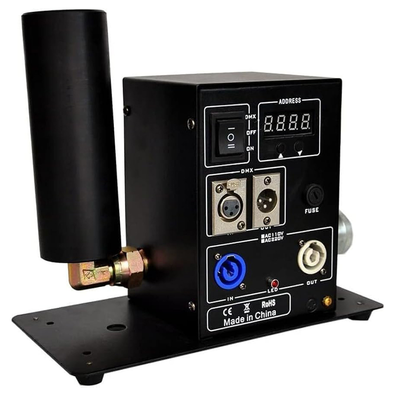 <a href='/co2-jet-machine/'>Co2 Jet Machine</a> Single Tube <a href='/fog-machine/'>Fog Machine</a> 30W CO2 Cryo Jet Machine Stage Effects CO2 Column Smoke Fog Machine DMX512 with 5 Meter Hose