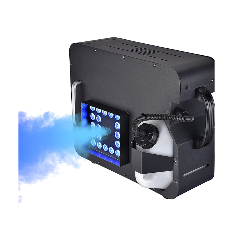 <a href='/fog-machine/'>Fog Machine</a> 1500W Vertical Spray <a href='/smoke-machine/'>Smoke Machine</a> with 24pcs RGB LED Lights Up/Down with Remote DMX for Halloween Manufacturer