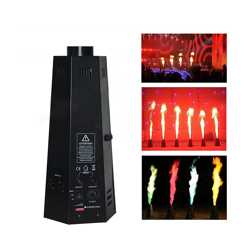 200W Flame Stage Effect Machine Real Fire Machine Stage Flame Thrower Effect DMX512 Control <a href='/spray-fire-machine/'>Spray Fire Machine</a>