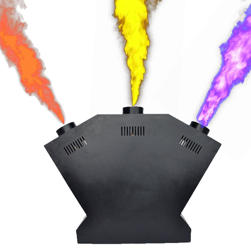 3 Head Real Fire Machine Flame Projector Stage Effect Atmosphere Machine DMX Control    LCD Display Electric Spray Stage Fire Flame Machine