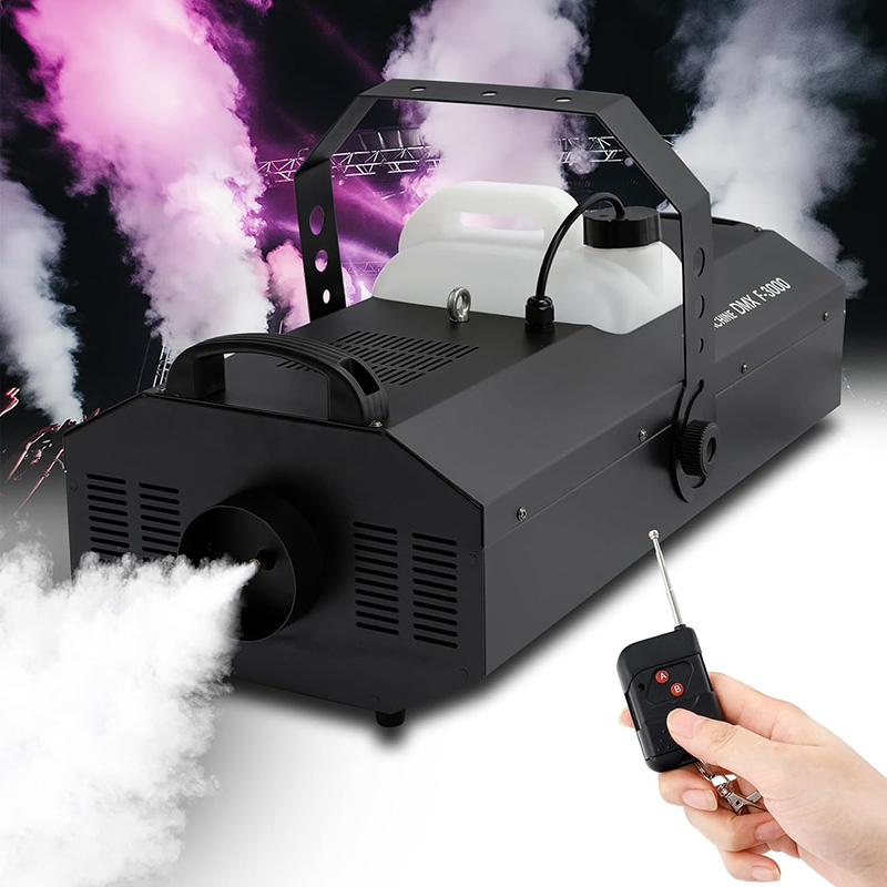 Large 3000W Stage <a href='/fog-machine/'>Fog Machine</a> with 5L Large Oil Tank DMX Stage Fogger with Remote Control for Stage Wedding Disco Club Christmas Party DJ
