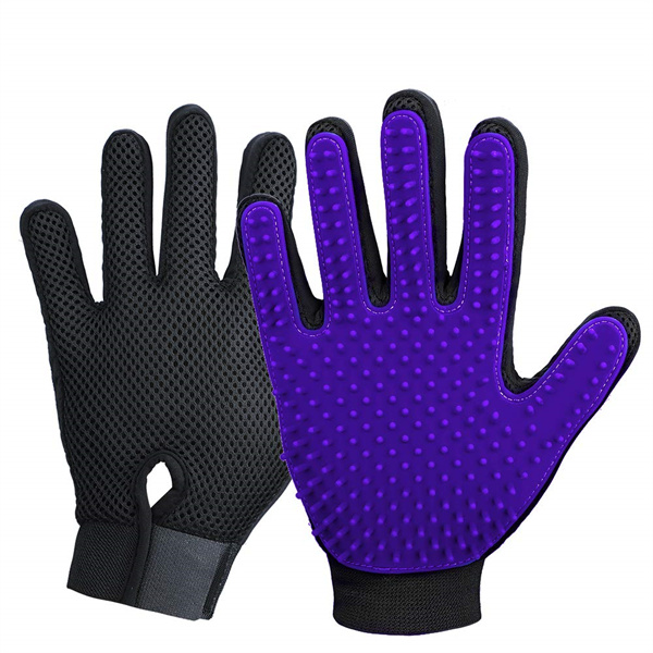 Wholesale Pet Grooming Gloves <a href='/cat-brush/'>Cat Brush</a>es Gloves for Gentle Shedding