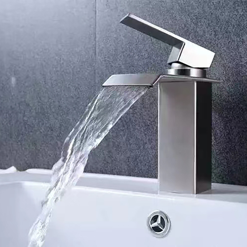 Waterfall Stainless Steel Hot And Cold Faucet