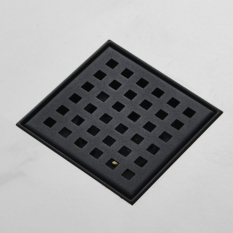 Square <a href='/bathroom-floor-drain/'>Bathroom Floor Drain</a> with SS Filter