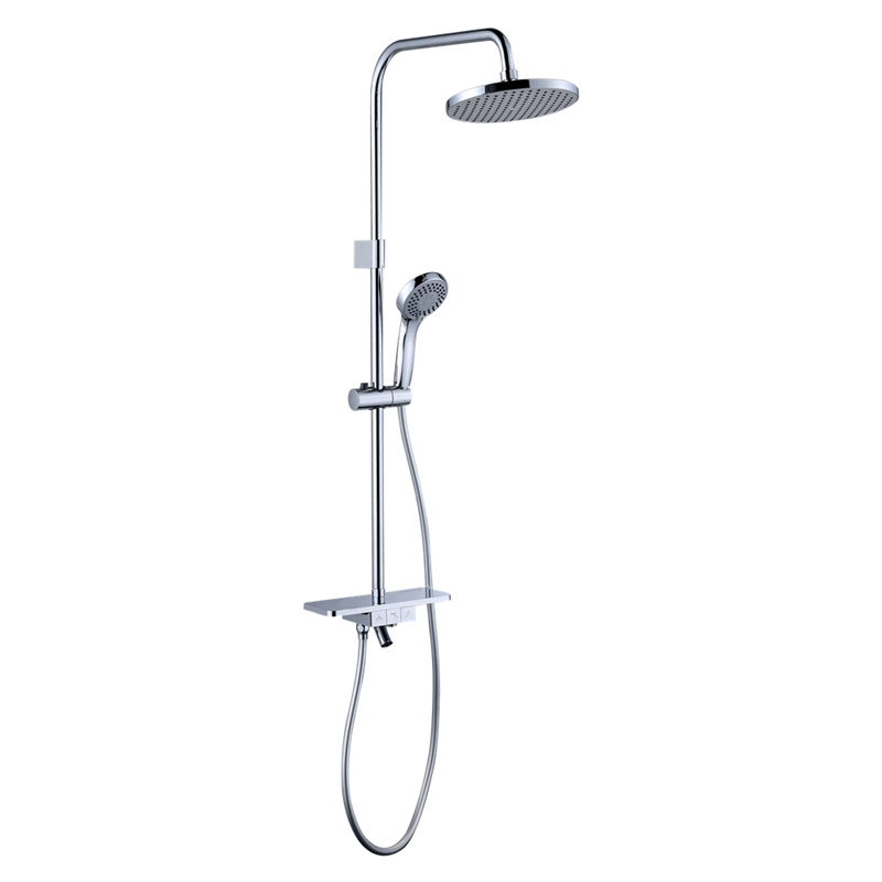 Exposed Simple <a href='/shower-system/'>Shower System</a> With Diverter