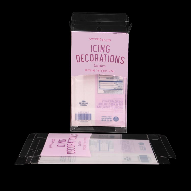 Custom Printing Logo Foldable Clear PET Plastic <a href='/box-packaging/'>Box Packaging</a> Transparent Tuck Box For Candy <a href='/packaging-box/'>Packaging Box</a>