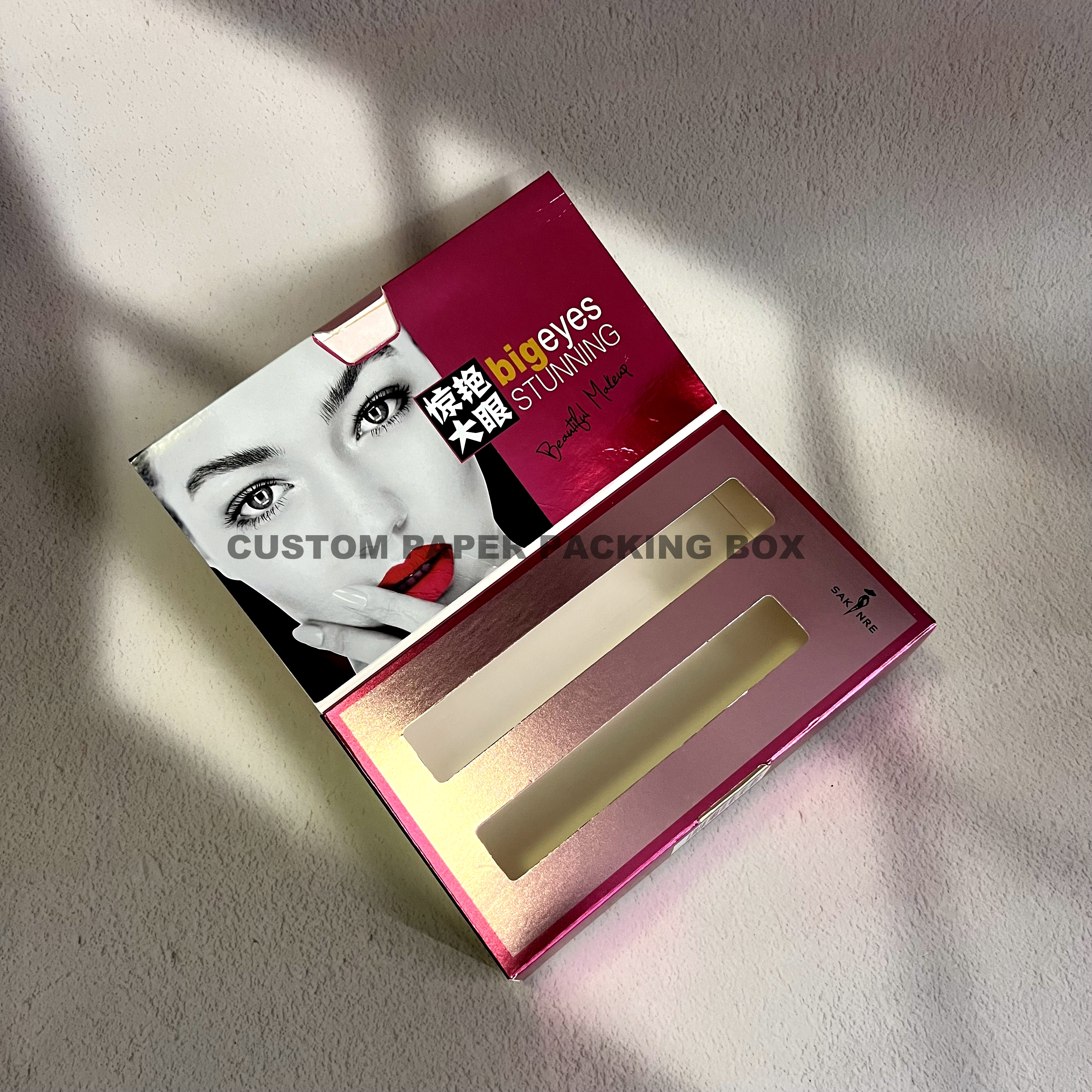 Custom Logo Eyelashes <a href='/box-packaging/'>Box Packaging</a> Boxes for Packing Boxes Luxury Shipping Mailer Folding Paper Packaging for Eye Lash