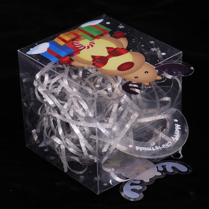 Hot Sale Transparent PET Clear Plastic Candy Cake Boxes For Christmas Gift