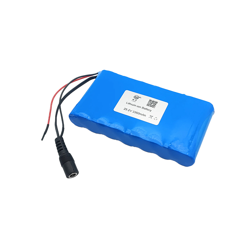 25.2V Cylindrical lithium <a href='/battery/'>battery</a>, <a href='/18650/'>18650</a> 3350mAh 