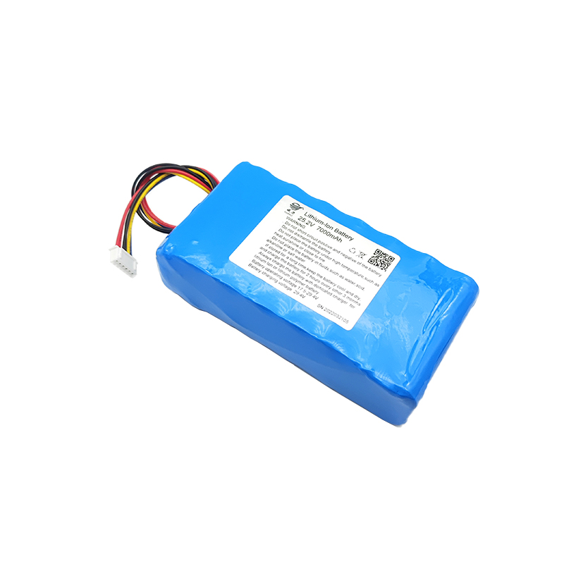 25.2V Cylindrical lithium <a href='/battery/'>battery</a> <a href='/18650/'>18650</a> 7000mAh