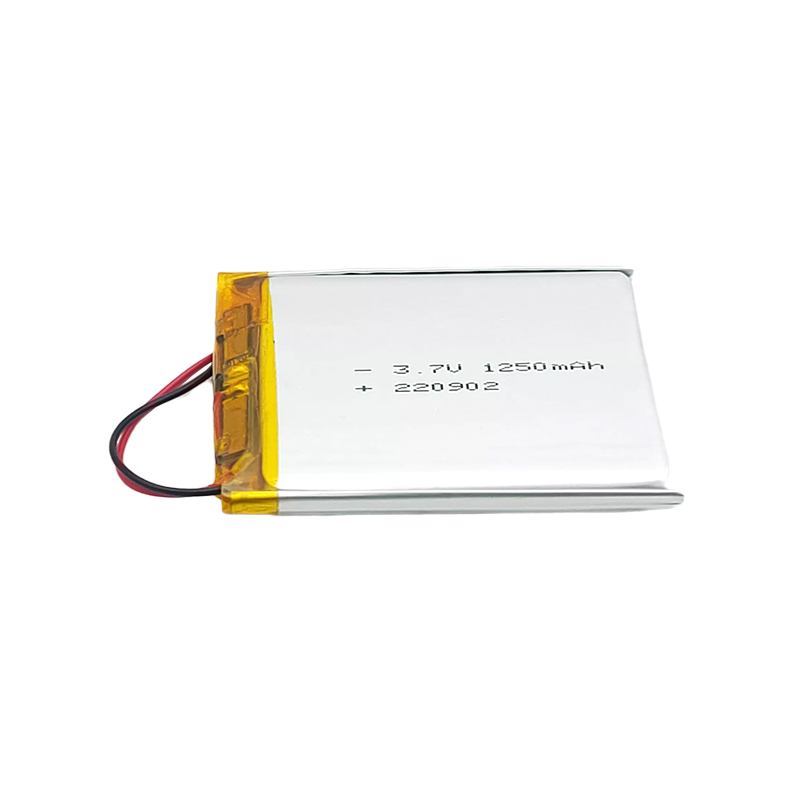 3.7V Lithium polymer <a href='/battery/'>battery</a>, 083448 1250mAh Square lithium battery