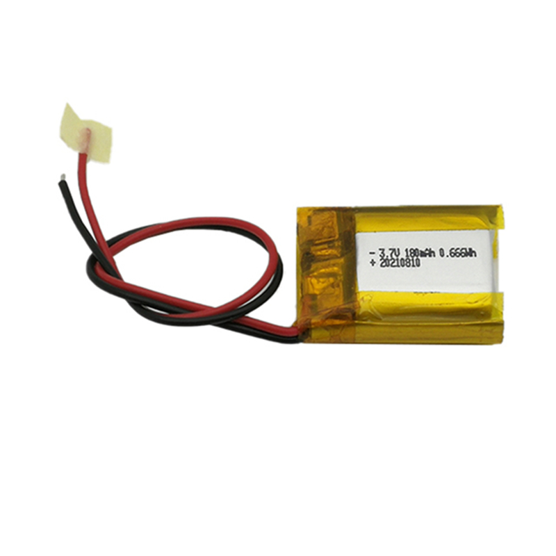 3.7V Lithium polymer <a href='/battery/'>battery</a>,701720 180mAh