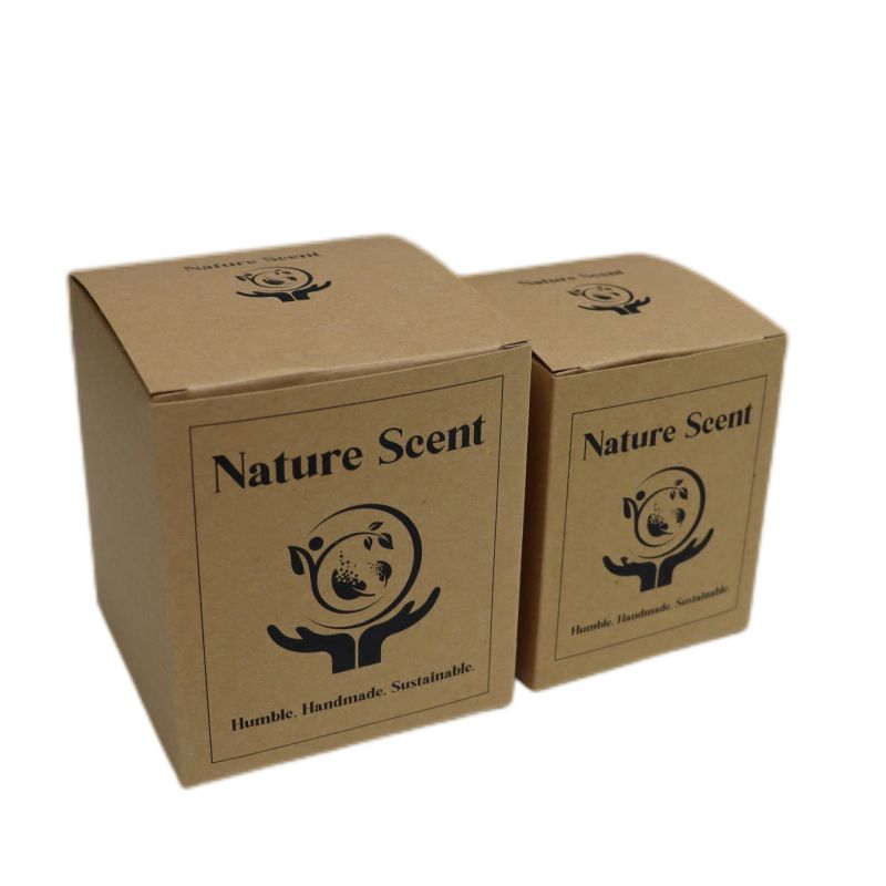 Kraft Paper Sustainable <a href='/packaging-box/'>Packaging Box</a>es Eco Friendly candle paper box