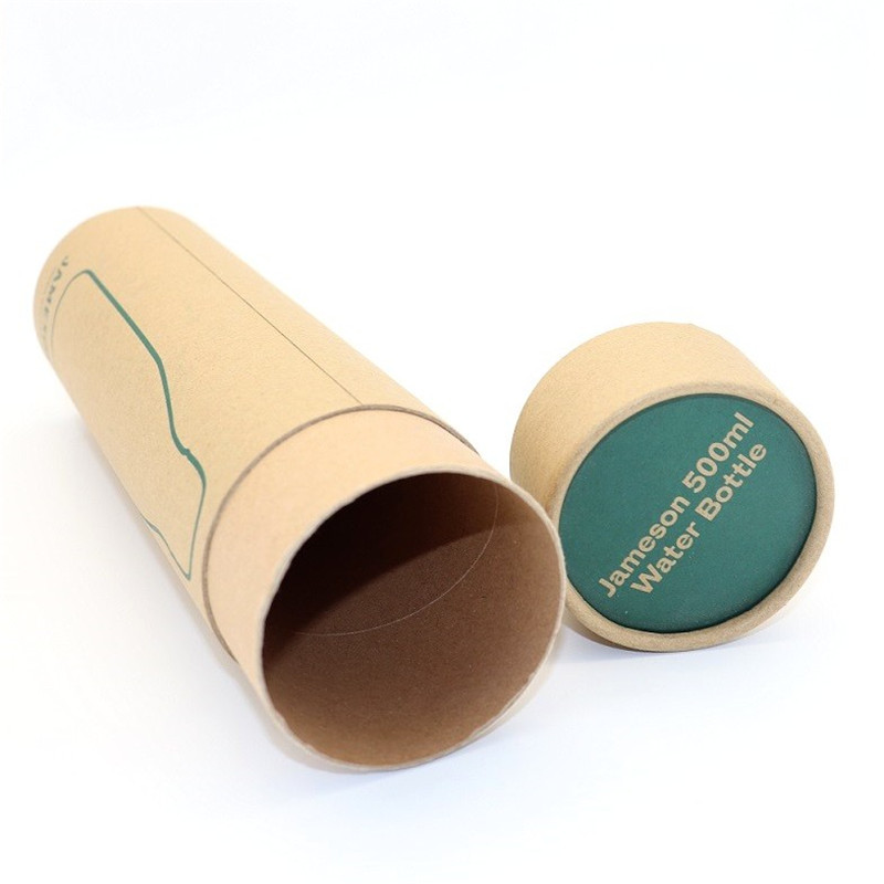 Kraft Paper Tube, Eco-Friendly, Sustainable Packaging, Bottle Tube, Cylinder Box