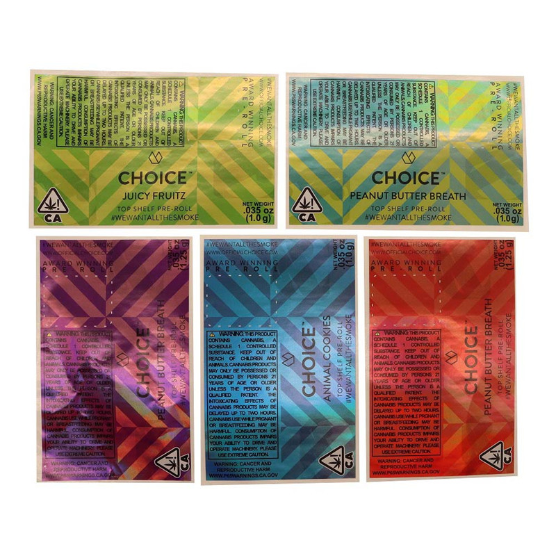 Laser Sticker, holographic Effect Label, Seal Label