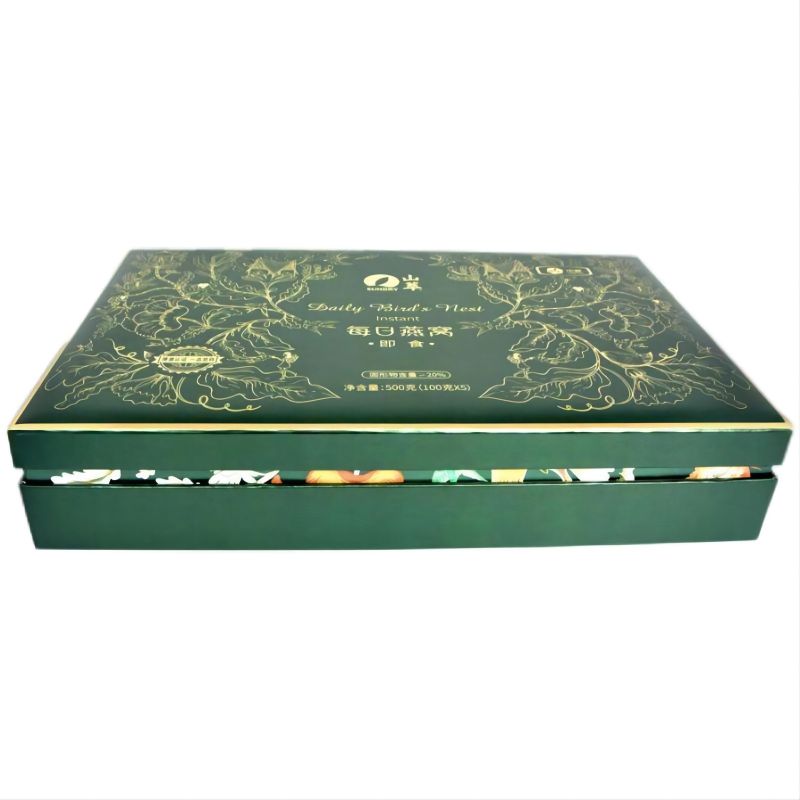 Custom Luxury rigid boxes for Bird's nest packaging