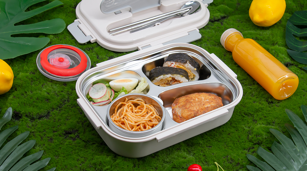 Well-Microwavable-Children-Colorful-Bento-Box-Lunch