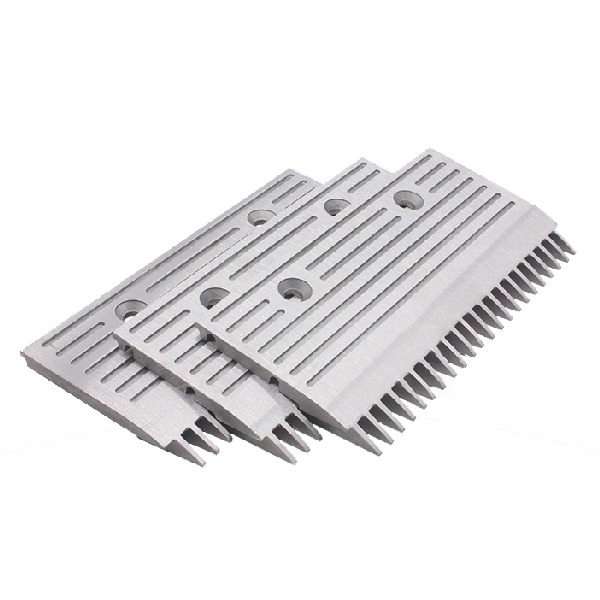 Escalator parts aluminum alloy 22 teeth escalator comb plate