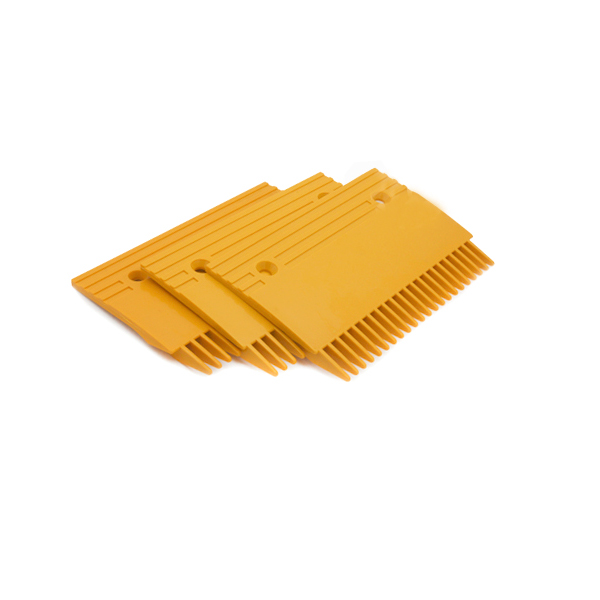 Kone escalator plastic comb plate 22 teeth yellow