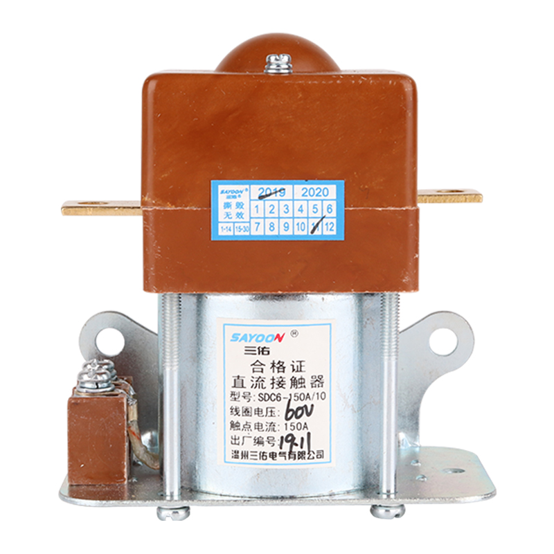 SDC6-150A /10 dc <a href='/contactor-direct-current/'>contactor Direct current</a> DC power electric contactor Magnetic <a href='/contactor/'>Contactor</a> Motor Control 12V 24V 36V 48V 60V 72V