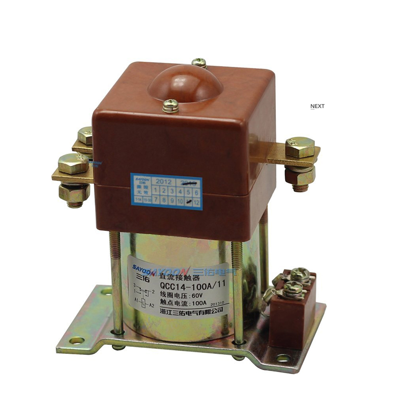 QCC14-100A/11 dc <a href='/contactor-direct-current/'>contactor Direct current</a> DC power electric contactor Magnetic <a href='/contactor/'>Contactor</a> Motor Control 12V 24V 36V 48V 60V 72V